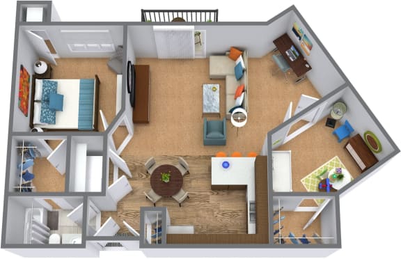 1, 2 & 3-Bedroom Apartments in Otsego, MN | Rivers Edge